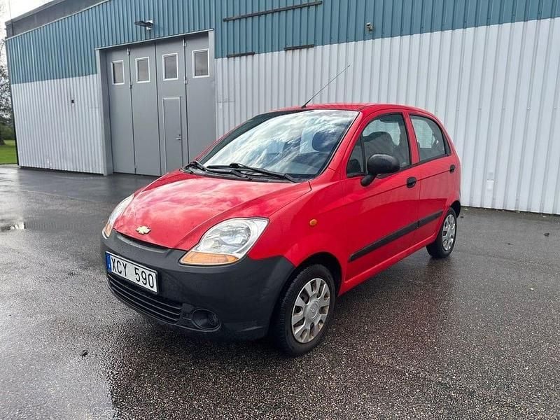 Röd Begagnad 2006 Chevrolet Matiz Halvkombi | 14 900 kr (Marknadspris) - Bild 1/4