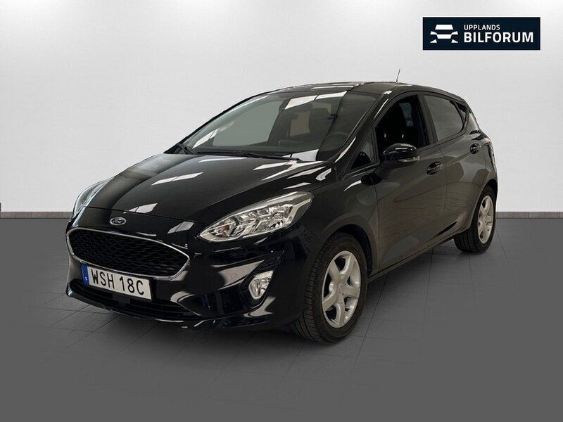 Svart Begagnad 2019 Ford Fiesta Trend Halvkombi | 119 000 kr (Marknadspris) - Bild 1/4