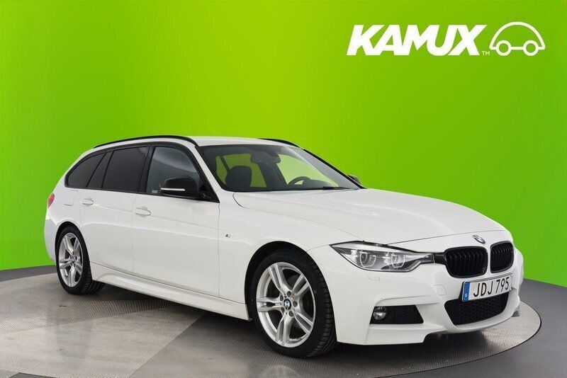 Vit Begagnad 2018 BMW 330 M Sport Kombi | 264 800 kr (Marknadspris) - Bild 1/3