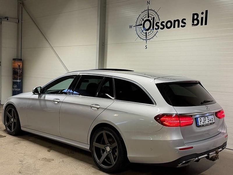 Begagnad Mercedes E220 AMG 194 HK (142 kW) 2017 Silver Kombi