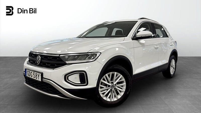 Vit (pure white) Begagnad 2022 VW T-Roc SUV | 209 900 kr (Marknadspris) - Bild 1/4