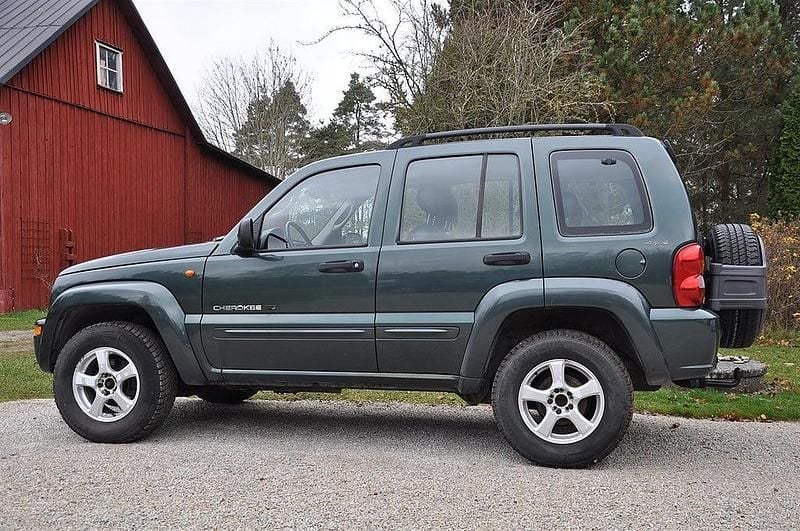 Begagnad Jeep Cherokee 211 HK (155 kW) 2001 Grön SUV