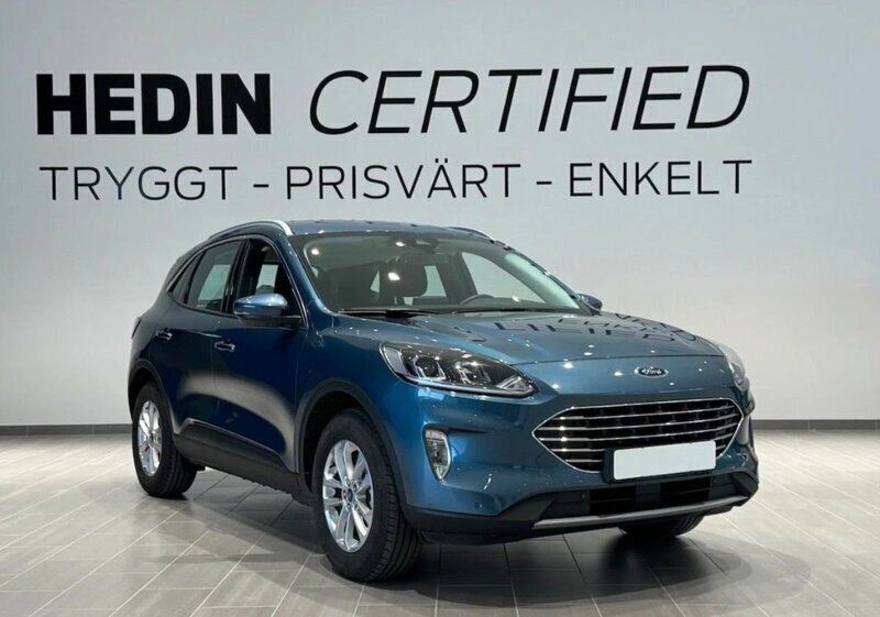 Blå (blue) Begagnad 2022 Ford Kuga Titanium SUV | 244 900 kr (Marknadspris) - Bild 1/4