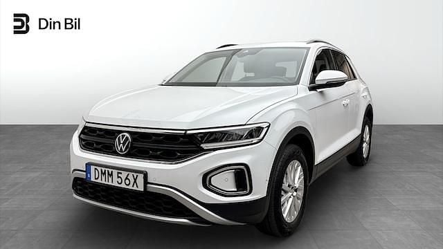 Vit (pure white) Begagnad 2022 VW T-Roc Life SUV | 254 900 kr (Bra pris) - Bild 1/4