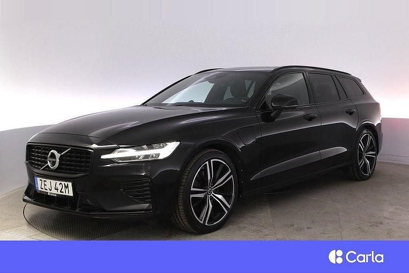 Svart Begagnad 2021 Volvo V60 R-Design Kombi | 424 900 kr (Lite dyr) - Bild 1/4