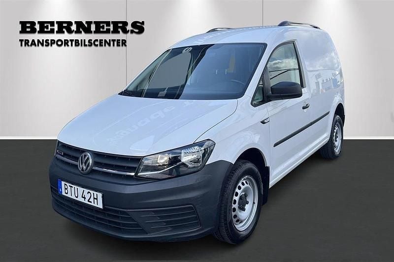 Vit Begagnad 2020 VW Caddy Minibuss | 239 900 kr (Marknadspris) - Bild 1/4