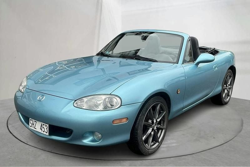 Ljusblå Begagnad 2001 Mazda MX5 Cab | 76 000 kr (Bra pris) - Bild 1/4