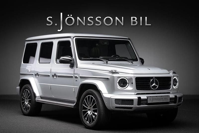 Silver (iridiumsilver metallic) Begagnad 2018 Mercedes G500 AMG SUV | 1 195 000 kr - Bild 1/4