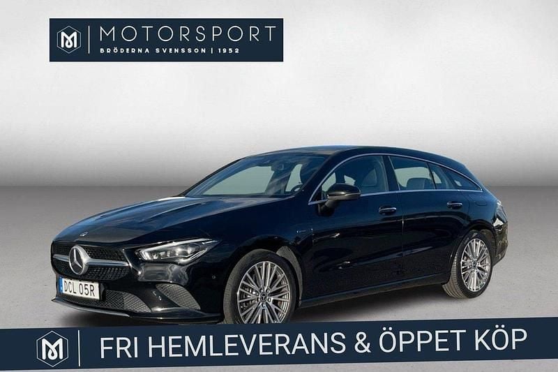 Svart Begagnad 2021 Mercedes CLA250e Shooting Brake Kombi | 254 900 kr (Marknadspris) - Bild 1/3