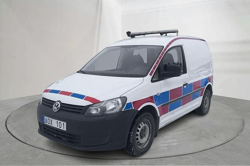 Vit Begagnad 2013 VW Caddy Minibuss | 39 000 kr (Marknadspris) - Bild 1/4
