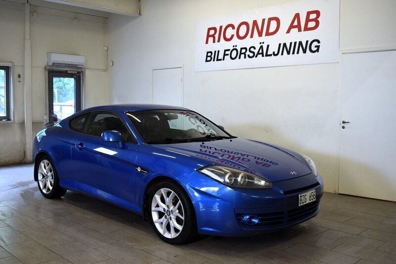Blå Begagnad 2008 Hyundai Coupé Sportkupé | 69 900 kr - Bild 1/4