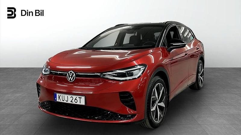 Mörkröd Begagnad 2023 VW ID.4 GTX SUV | 389 900 kr (Marknadspris) - Bild 1/4