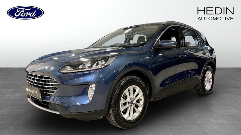 Blå (blue) Begagnad 2022 Ford Kuga Titanium SUV | 244 900 kr (Bra pris) - Bild 1/4