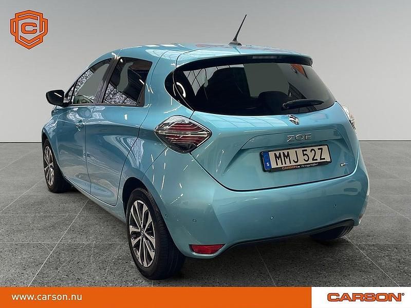 Begagnad Renault Zoe Intens 100 kW (136 HK) 2021 Blå Halvkombi