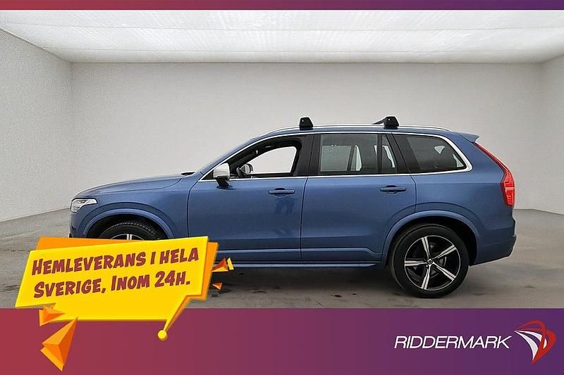 Begagnad Volvo XC90 R-Design 250 HK (183 kW) 2017 Blå SUV