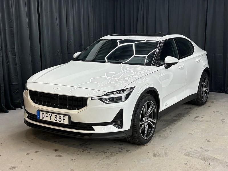 Begagnad Polestar 2 Long Range Dual motor 300 kW (408 HK) 2022 Vit Halvkombi