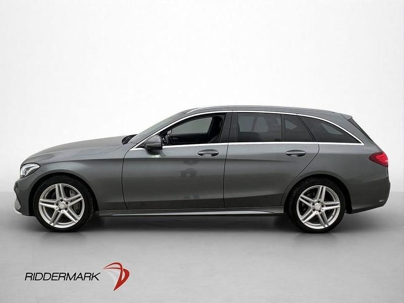 Begagnad Mercedes C220 AMG 170 HK (125 kW) 2017 Grå Kombi
