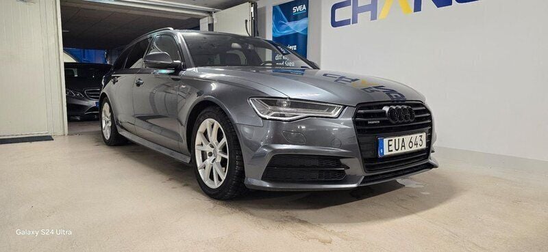 Grå Begagnad 2015 Audi A6 S-Line Kombi | 319 900 kr (Dyr) - Bild 1/4