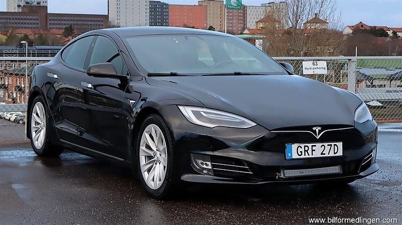 Svart Begagnad 2020 Tesla Model S Long Range AWD Halvkombi | 374 900 kr (Bra pris) - Bild 1/4