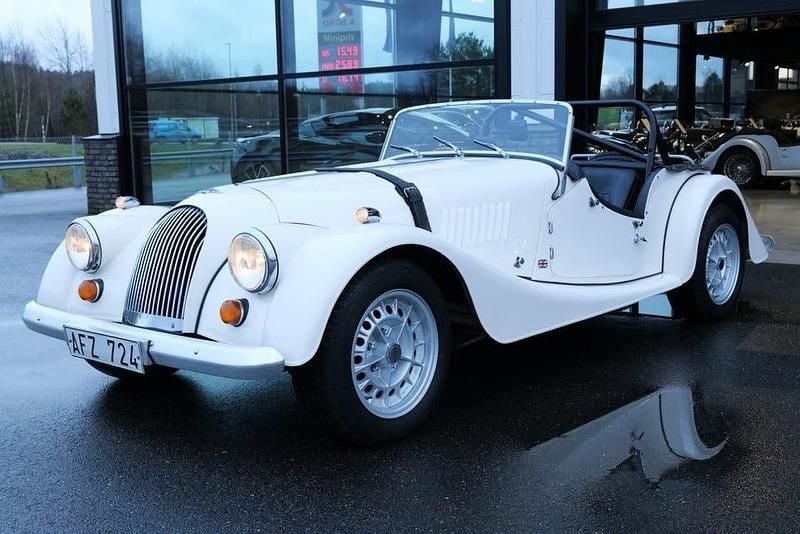 Vit Begagnad 1977 Morgan Plus 8 Cab | 259 000 kr - Bild 1/4