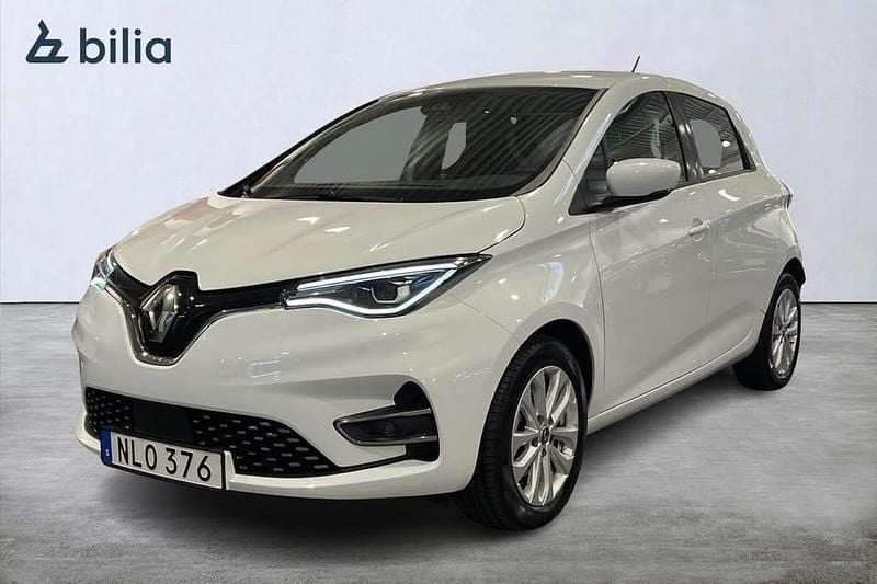 Vit Begagnad 2022 Renault Zoe Zen Halvkombi | 174 900 kr (Bra pris) - Bild 1/4