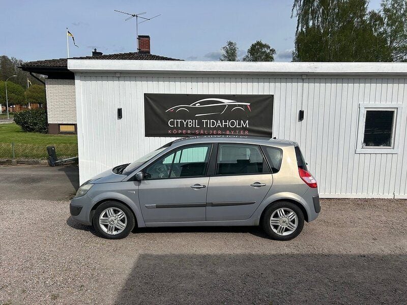 Ljusgrå Begagnad 2004 Renault Scénic II Minibuss | 19 500 kr (Bra pris) - Bild 1/4