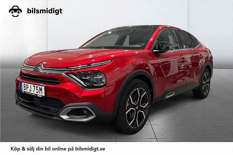 Röd Begagnad 2022 Citroën e-C4 Exclusive Sedan | 299 900 kr (Dyr) - Bild 1/3