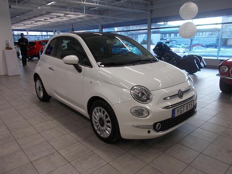 Begagnad Fiat 500 69 HK (50 kW) 2017 Vit Halvkombi