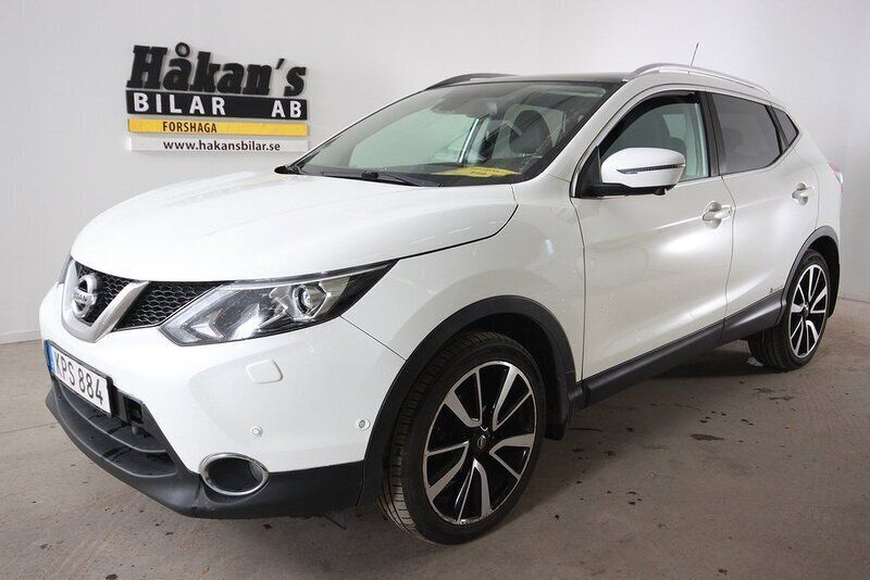 Vit Begagnad 2014 Nissan Qashqai SUV | 119 500 kr (Dyr) - Bild 1/4