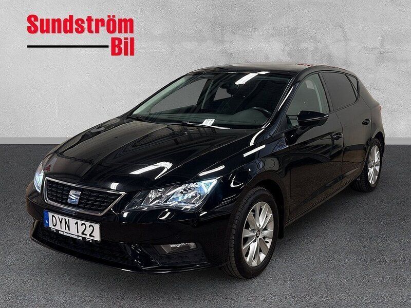 Svart Begagnad 2017 Seat Leon Style Halvkombi | 109 900 kr (Lite dyr) - Bild 1/3