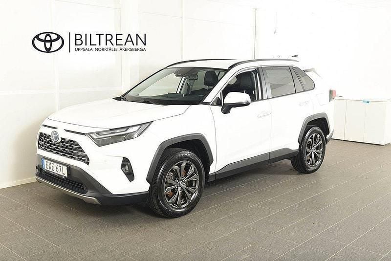 Vit Begagnad 2022 Toyota RAV4 Hybrid Executive SUV | 384 900 kr (Bra pris) - Bild 1/4