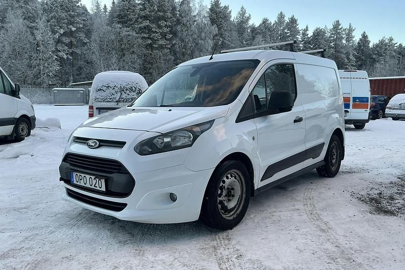 Vit Begagnad 2014 Ford Transit Connect Minibuss | 55 000 kr - Bild 1/3
