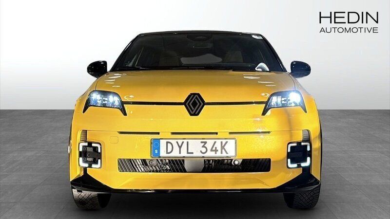 Ny Renault R5 Iconic 110 kW (150 HK) 2025 Gul Halvkombi