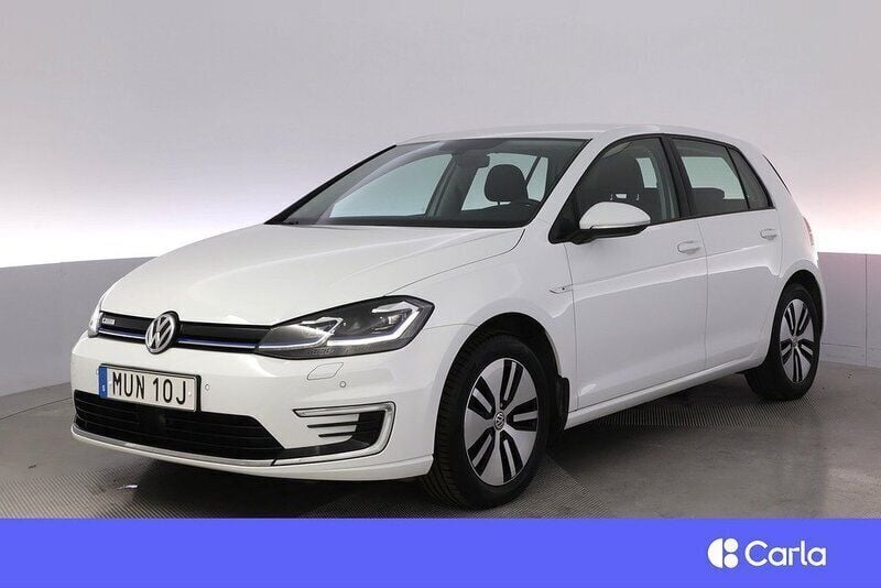 Vit Begagnad 2020 VW e-Golf Halvkombi | 198 900 kr - Bild 1/4