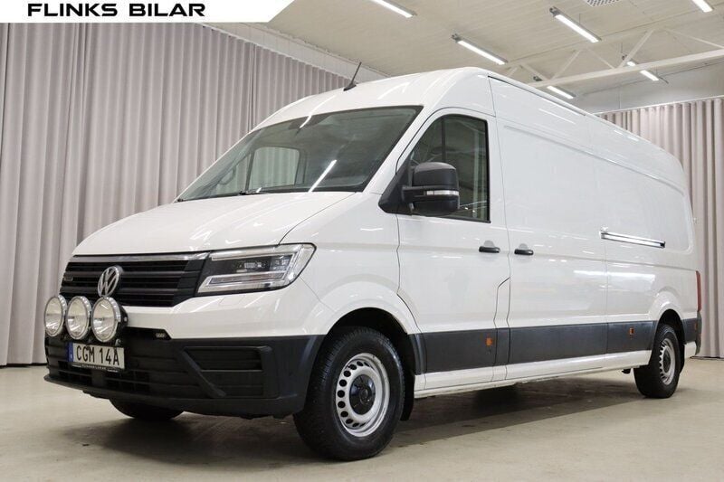 Vit Begagnad 2020 VW Crafter Van | 399 900 kr (Marknadspris) - Bild 1/4