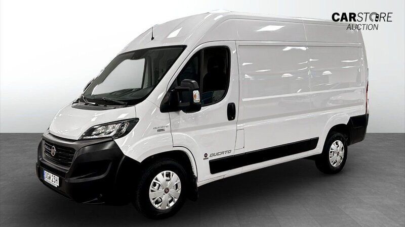 Vit (white) Begagnad 2019 Fiat Ducato Van | 186 500 kr (Bra pris) - Bild 1/4