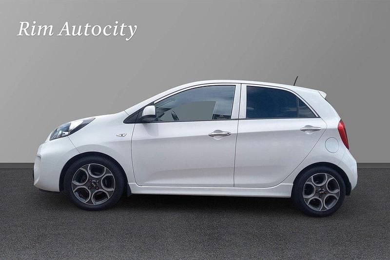 Vit Begagnad 2017 Kia Picanto Halvkombi | 74 900 kr (Marknadspris) - Bild 1/4