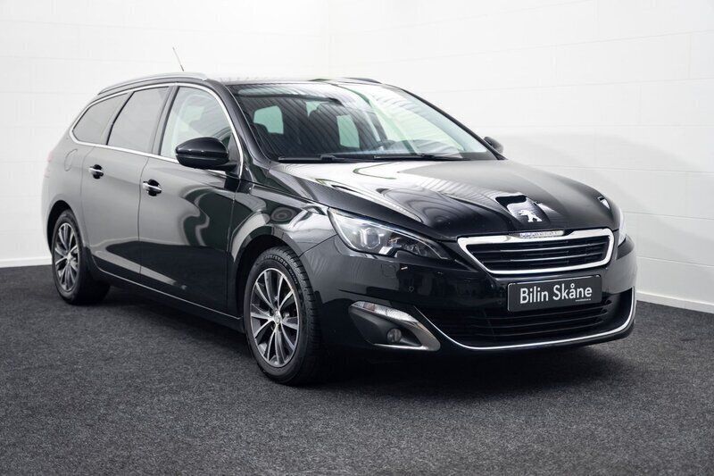 Svart Begagnad 2014 Peugeot 308 Allure Kombi | 109 900 kr (Marknadspris) - Bild 1/4
