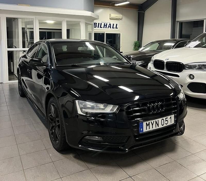Begagnad Audi A5 Sportback 170 HK (125 kW) 2012 Svart Halvkombi