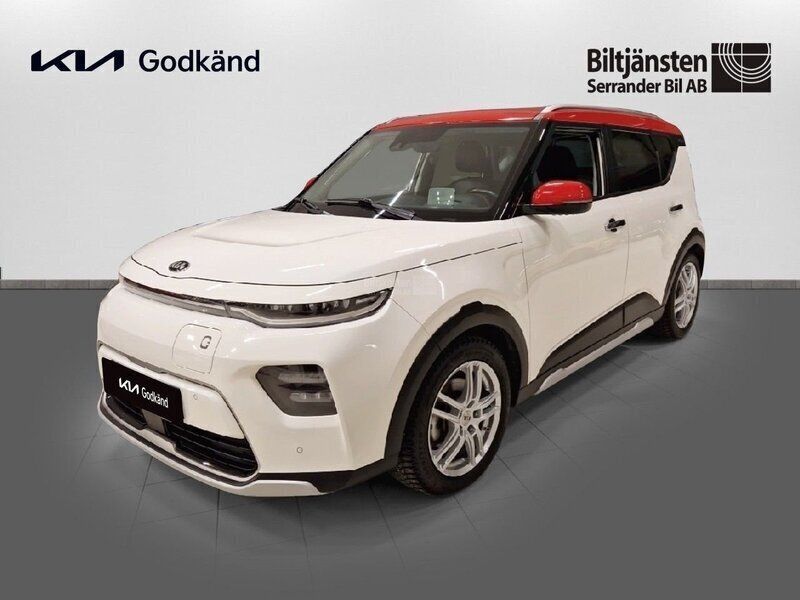 Vit Begagnad 2020 Kia Soul EV SUV | 279 900 kr - Bild 1/4