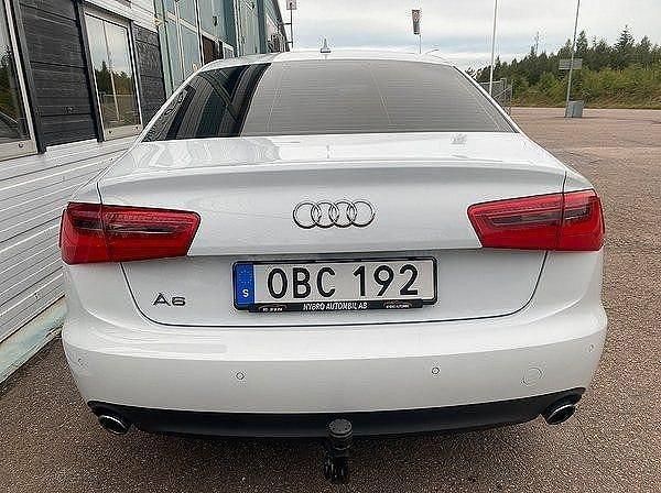 Begagnad Audi A6 Proline 204 HK (150 kW) 2013 Vit Sedan