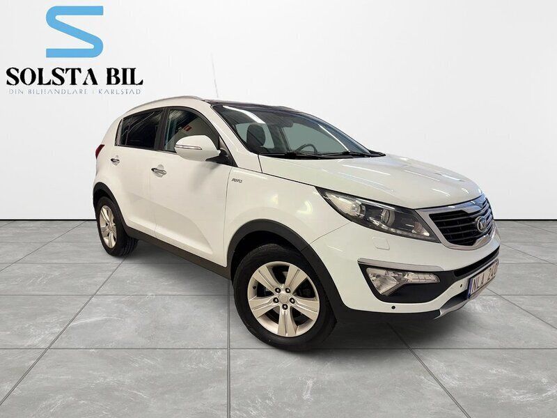 Vit Begagnad 2012 Kia Sportage EX SUV | 89 000 kr (Marknadspris) - Bild 1/4