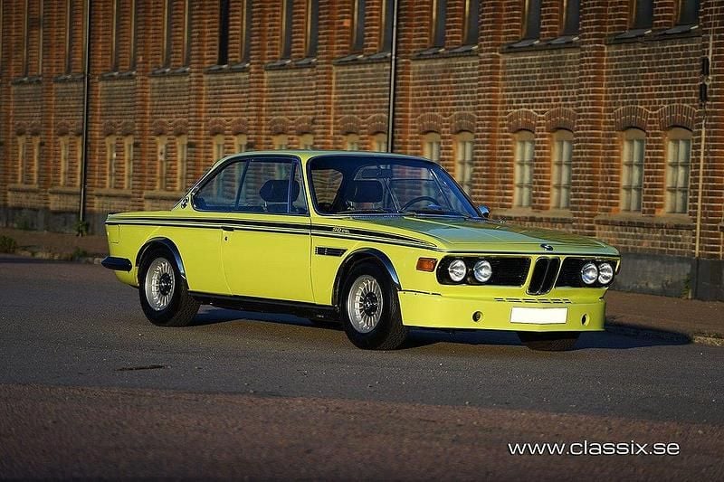 Gul Begagnad 1973 BMW 3.0CSL Sportkupé | 2 295 000 kr - Bild 1/4