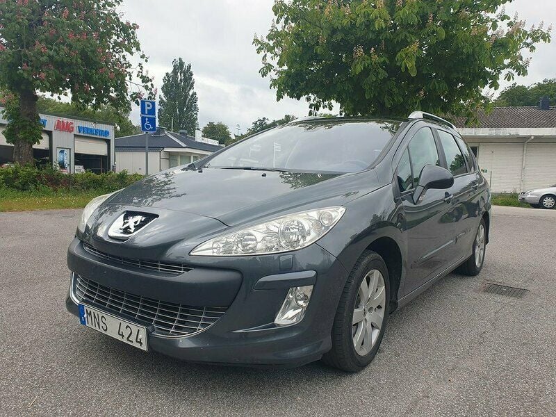 Mörkgrå Begagnad 2008 Peugeot 308 Kombi | 32 000 kr (Marknadspris) - Bild 1/4
