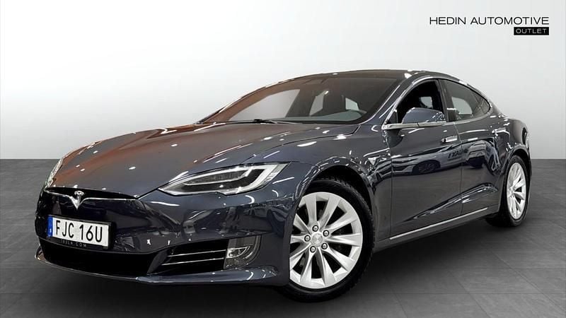 Grå (grey) Begagnad 2019 Tesla Model S Sedan | 299 900 kr (Marknadspris) - Bild 1/2