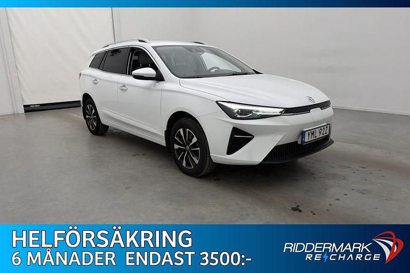 Vit Begagnad 2022 MG MG5 EV Kombi | 189 800 kr (Bra pris) - Bild 1/3