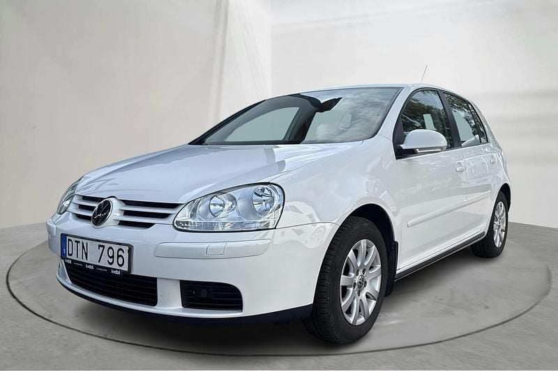 Vit Begagnad 2008 VW Golf VI | 49 000 kr - Bild 1/4