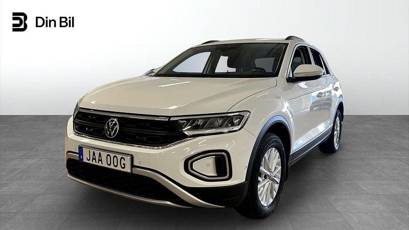 Vit Begagnad 2022 VW T-Roc Life SUV | 244 900 kr (Marknadspris) - Bild 1/4