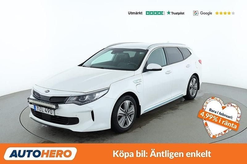 Vit Begagnad 2017 Kia Optima Advance Kombi | 151 000 kr (Superpris) - Bild 1/4