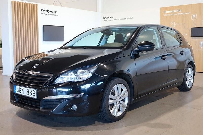 Svart Begagnad 2013 Peugeot 308 Active Halvkombi | 89 800 kr (Marknadspris) - Bild 1/3